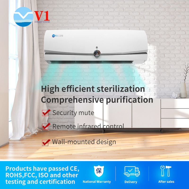 Wall-mounted air sterilizer